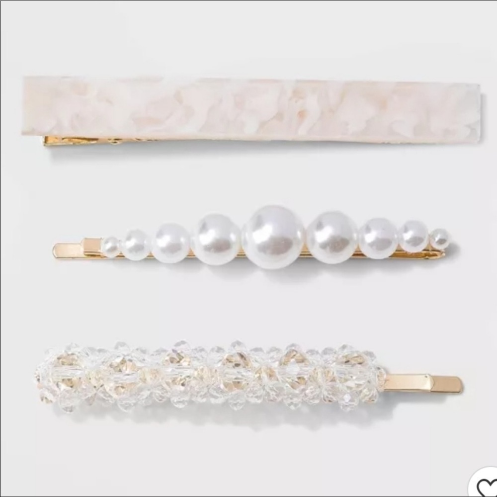 ⛱️🔥a new day - Gold Bar Barrette Hair Clip - OS